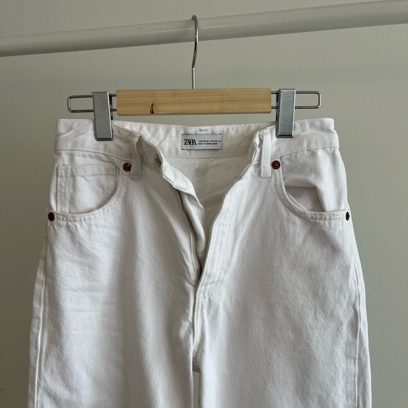 White Denim Pants - Picture 3 of 6